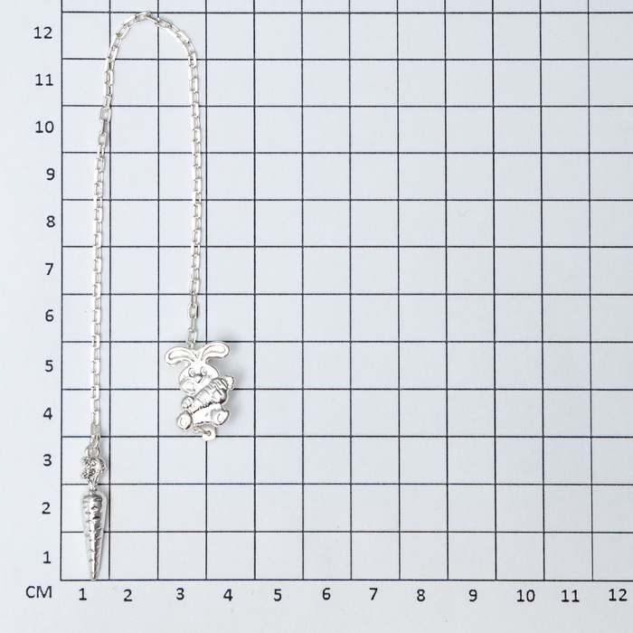 Серебряный ионизатор Кролик и морковкаФото 26225-03.jpg