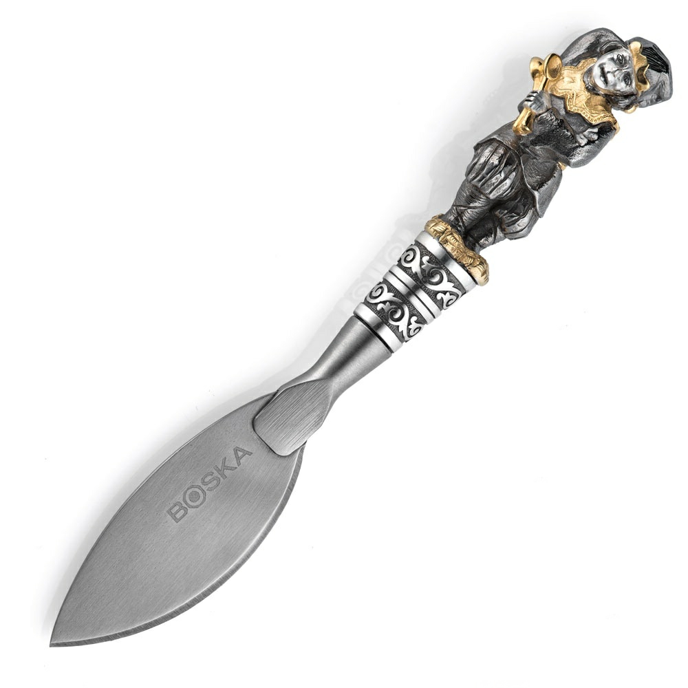Набор серебряных ножей для сыра Скоморохи на подставкеФото 26276-03.jpg