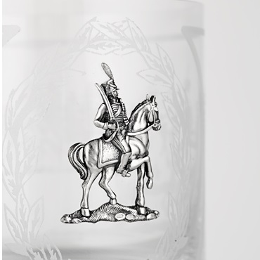 Набор стаканов с серебряной накладкой Гусарская балладаФото 26460-02.jpg