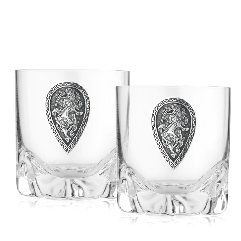 Набор стаканов с серебряной накладкой РусьФото 26477-01.jpg