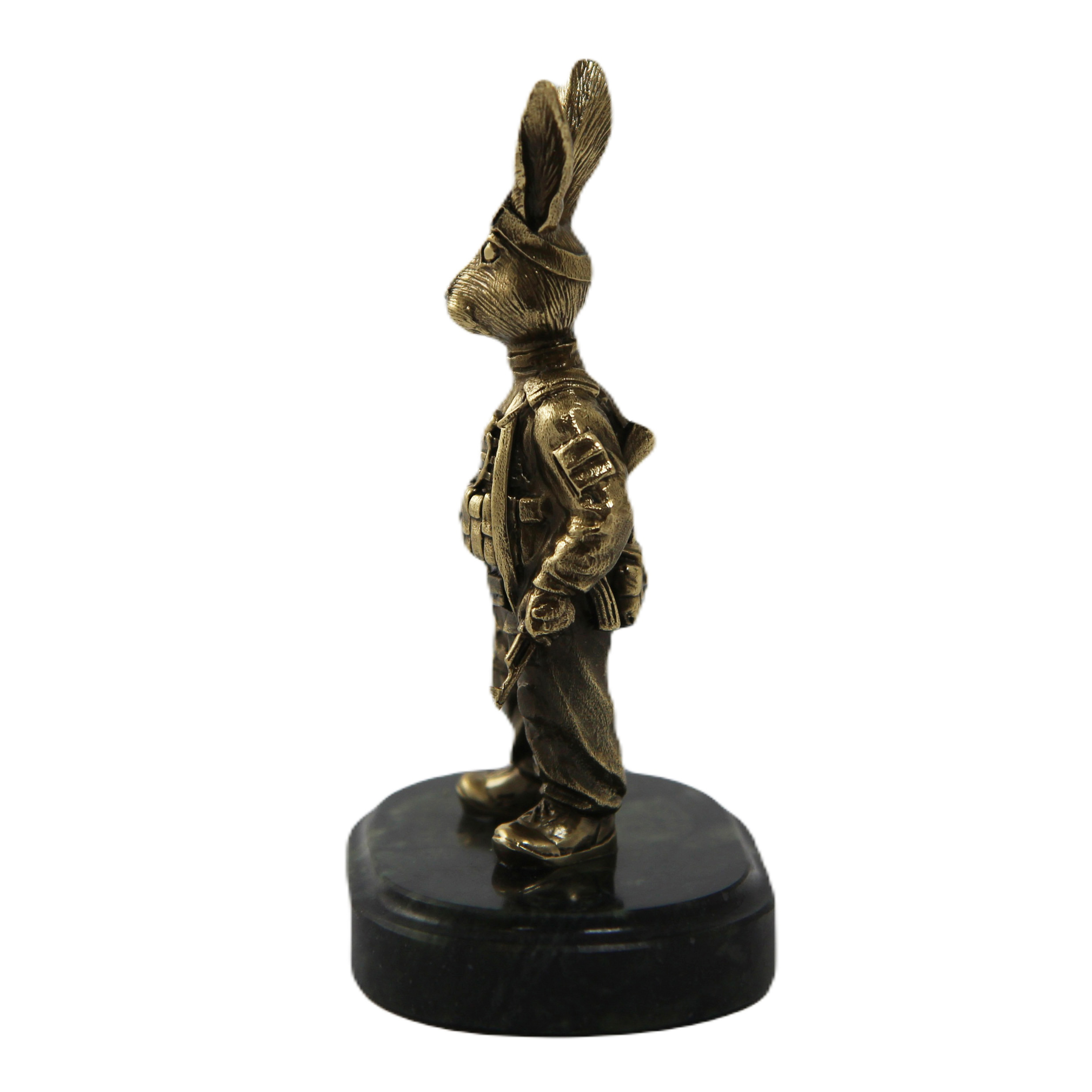 Бронзовая статуэтка Кролик Воин (2023 год)Фото 26707-06.jpg