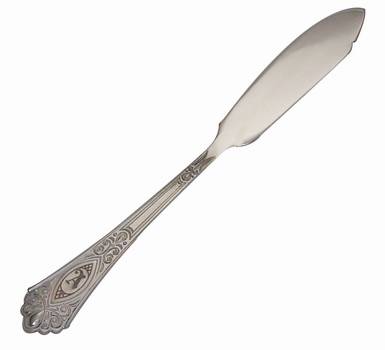 Серебряный нож для рыбы(снято с производства)