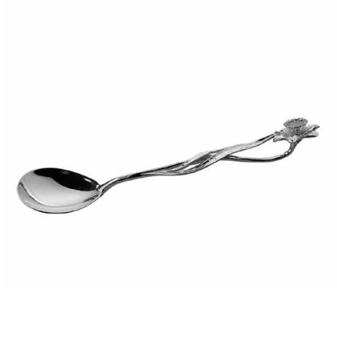Серебряная чайная ложка Нарцисс (серия цветы России)