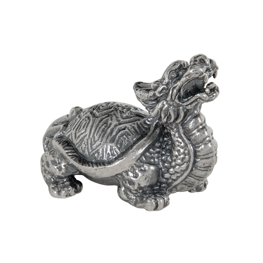 Серебряная статуэтка Дракон - Черепаха (Подарок на Год Дракона)Фото 27556-02.jpg