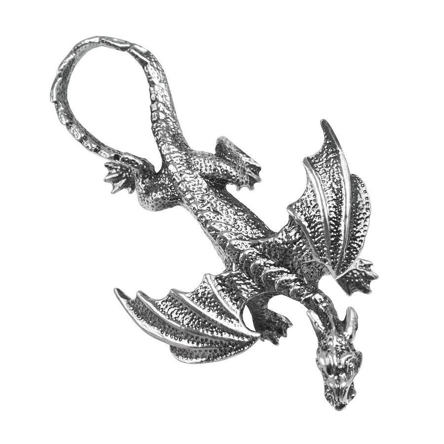 Серебряная статуэтка Дракон (Подарок на Год Дракона)Фото 27558-02.jpg