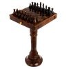 Шахматный стол с фигурами "Классический" камень обсидианФото 27693-02.jpg