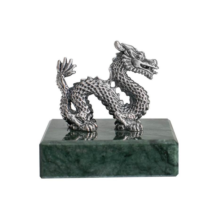 Серебряная статуэтка Дракон (Подарок на Год Дракона)Фото 27720-02.jpg