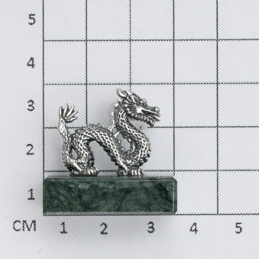Серебряная статуэтка Дракон (Подарок на Год Дракона)Фото 27720-03.jpg