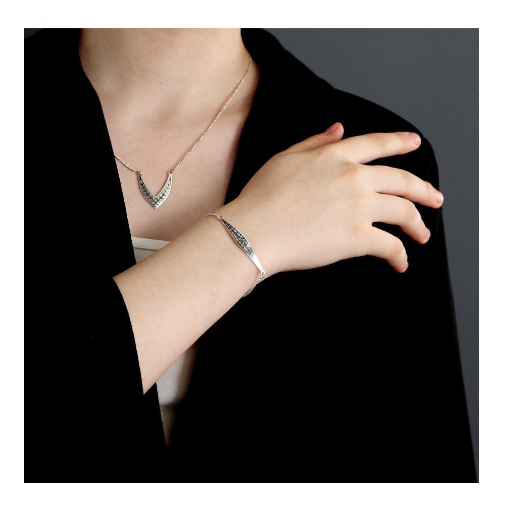 Серебряный браслет Муза (16, 17, 18)Фото 28566-02.jpg