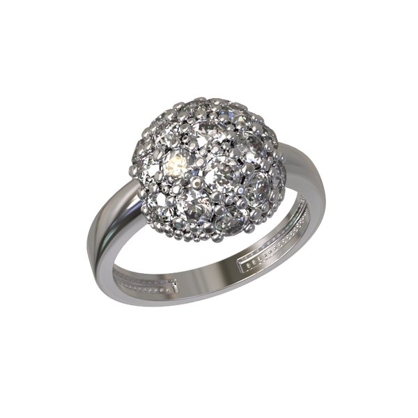 Серебряное кольцо 18,5 р.