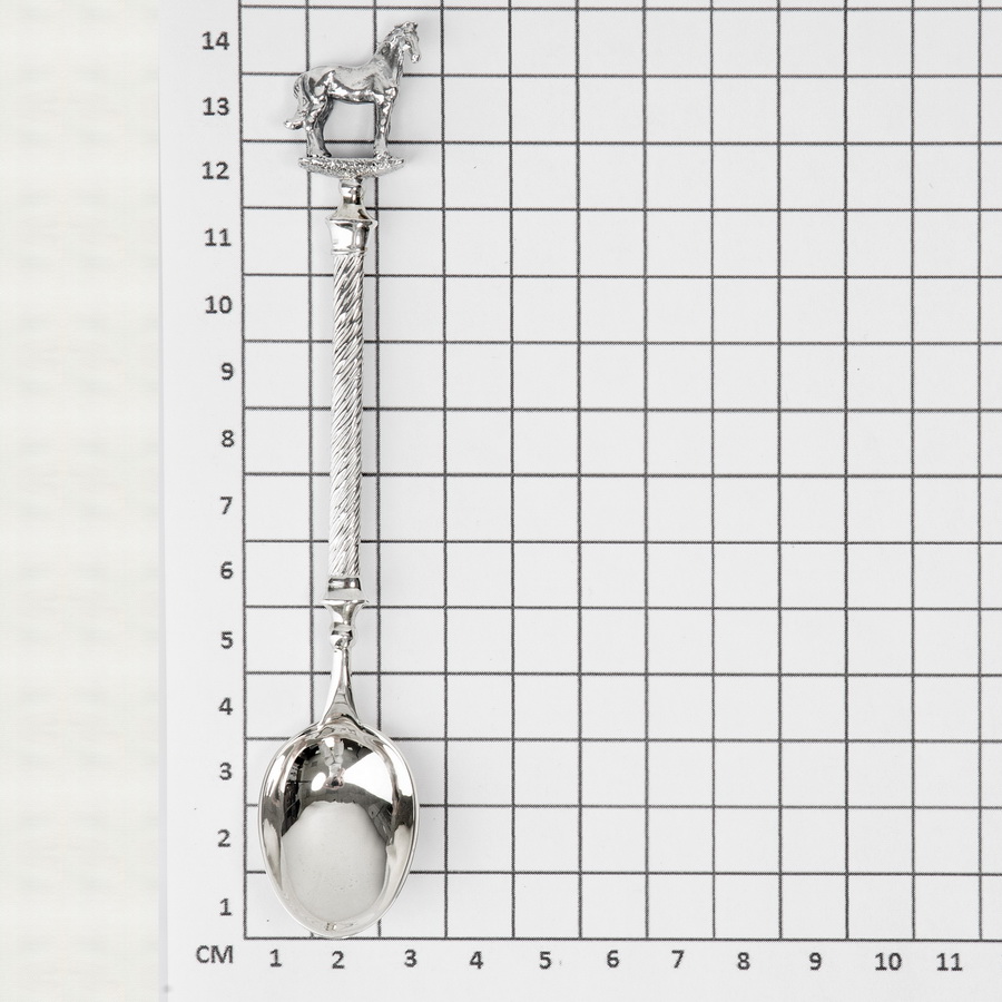 Серебряная ложка Лошадь (Подарок на Год Лошади)Фото 28647-02.jpg