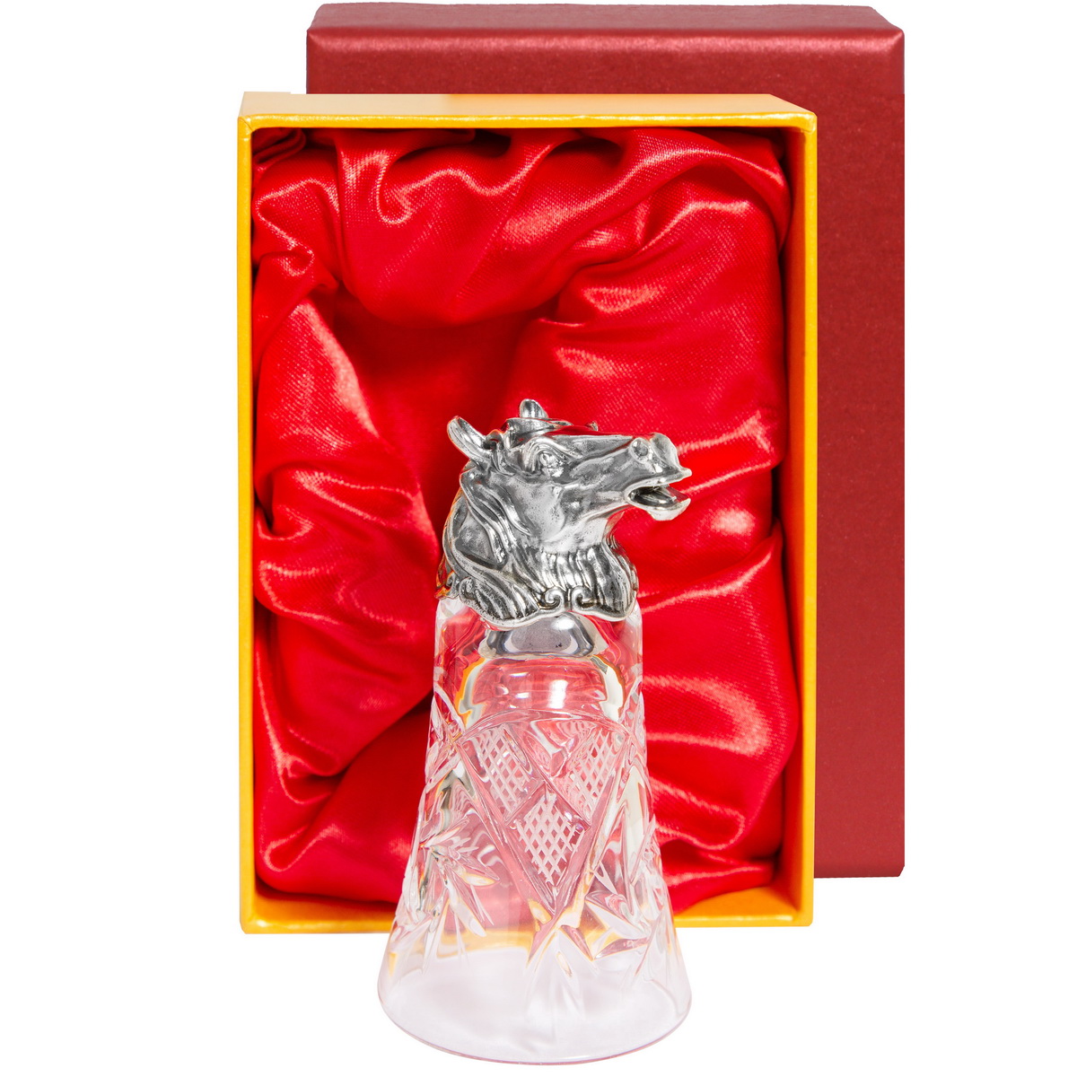 Серебряный лафитник Лошадь (Подарок на Год Лошади)Фото 28651-03.jpg