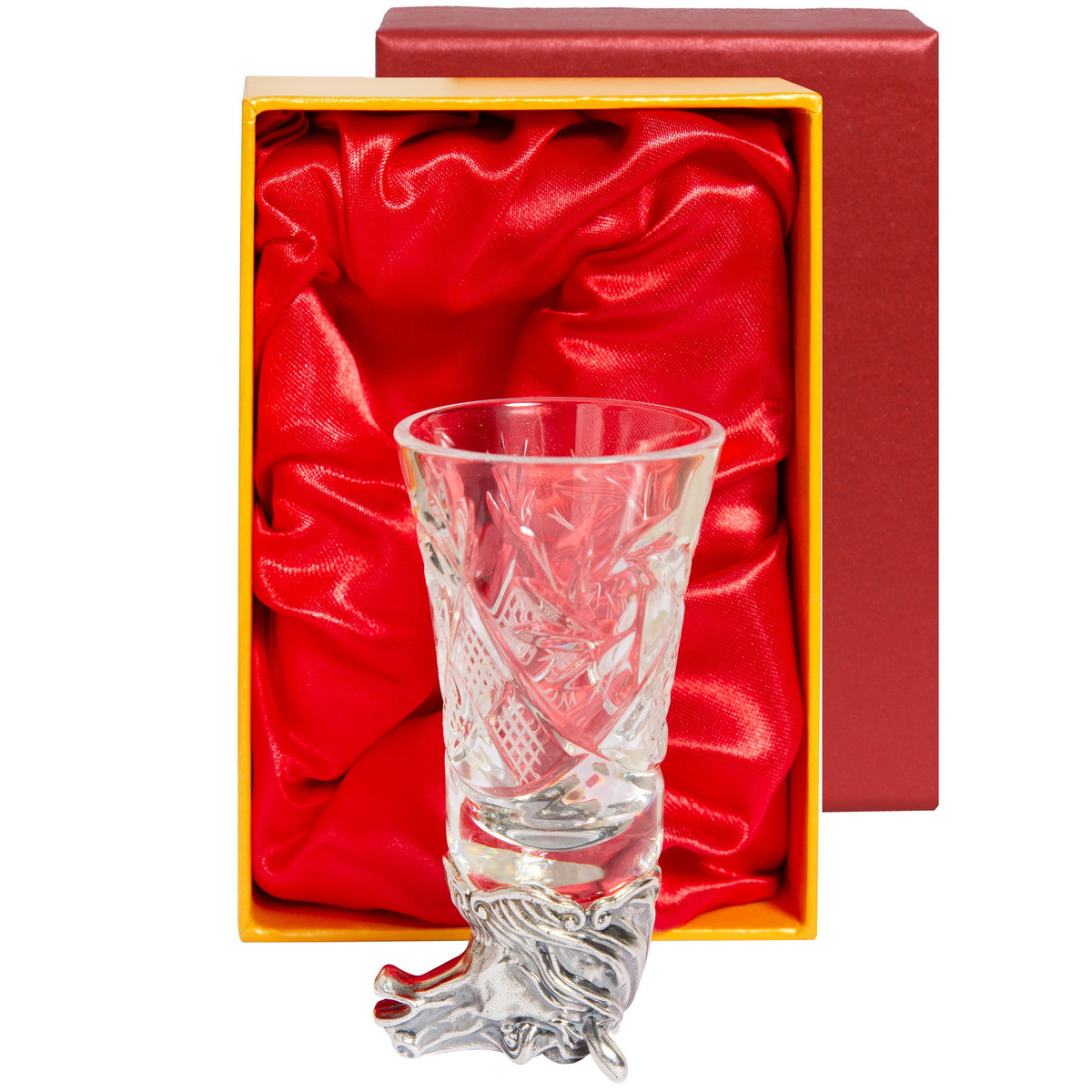 Серебряный лафитник Лошадь (Подарок на Год Лошади)Фото 28651-04.jpg