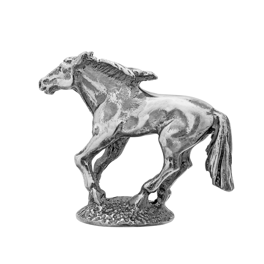Серебряная статуэтка Лошадь (Подарок на Год Лошади)Фото 28653-02.jpg