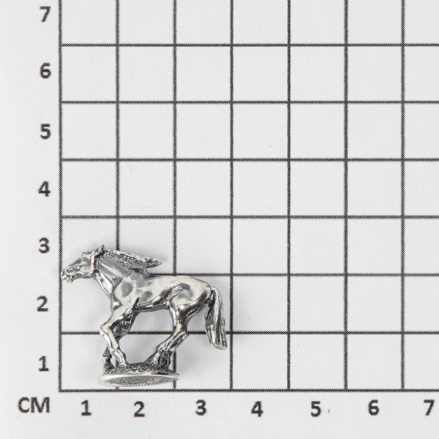 Серебряная статуэтка Лошадь (Подарок на Год Лошади)Фото 28653-03.jpg