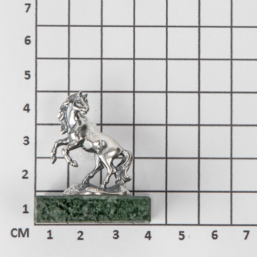 Серебряная статуэтка Лошадь (Подарок на Год Лошади)Фото 28654-03.jpg