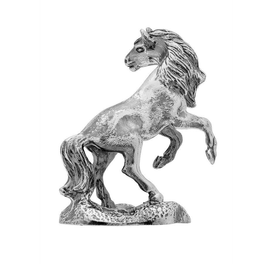 Серебряная статуэтка Лошадь (Подарок на Год Лошади)Фото 28655-02.jpg