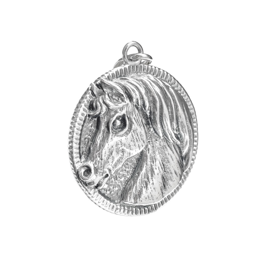 Серебряная подвеска Лошадка (Подарок на Год Лошади)Фото 28662-02.jpg