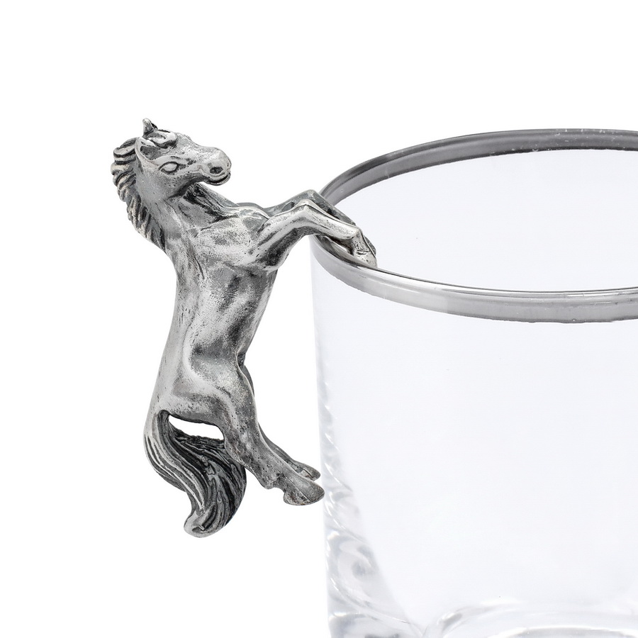 Серебряная статуэтка Лошадь-собутыльник (Подарок на Год Лошади)Фото 28664-02.jpg