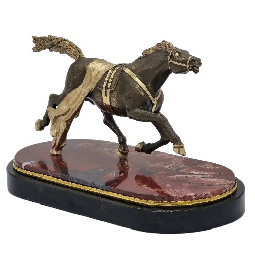 Бронзовая статуэтка Конь скакун (подарок на Год Лошади)Фото 28683-02.jpg