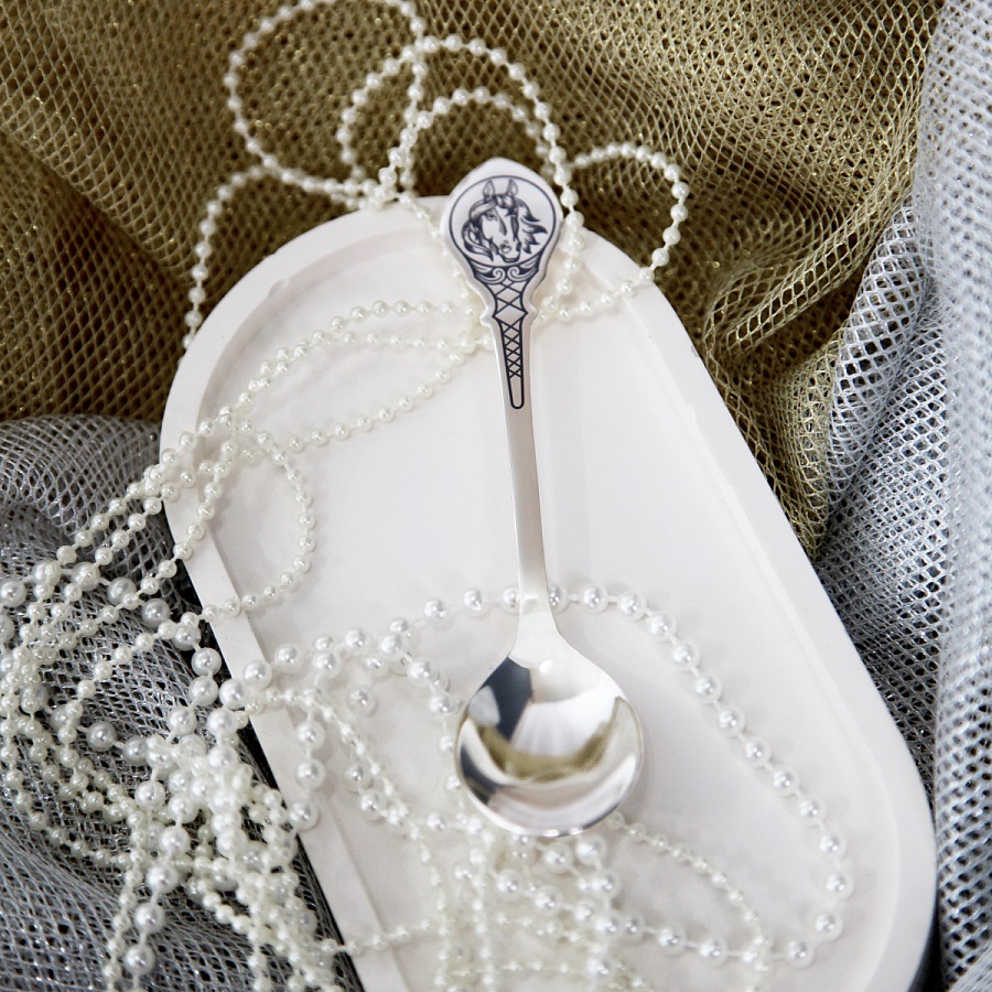 Серебряная чайная ложка Год Лошади (ПОДАРОК НА ГОД ЛОШАДИ)Фото 28684-02.jpg