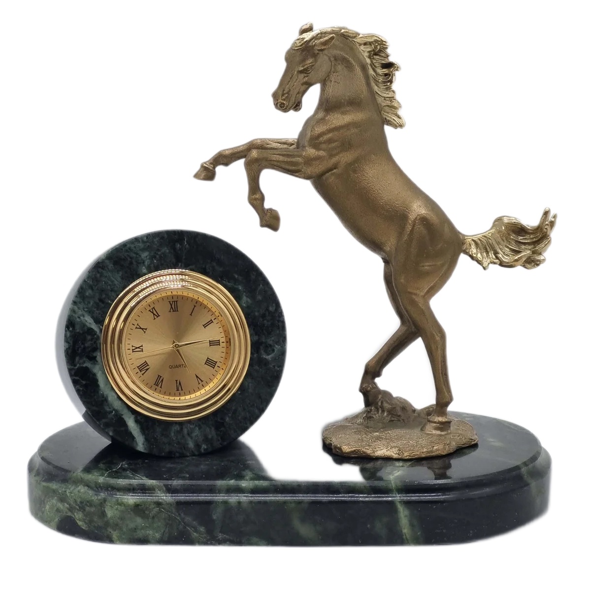 Бронзовые часы Конь малый (Подарок на Год Лошади)