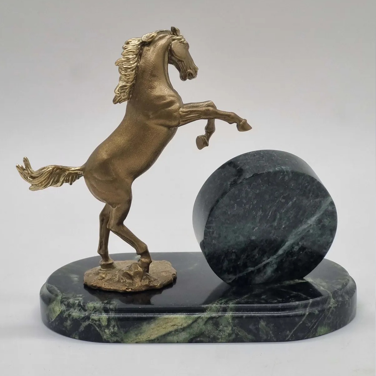 Бронзовые часы Конь малый (Подарок на Год Лошади)Фото 28687-02.jpg