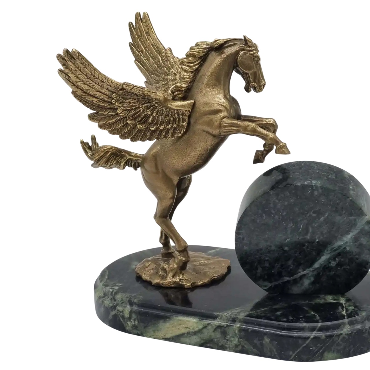 Бронзовые часы Пегас (Подарок на Год Лошади)Фото 28688-02.jpg