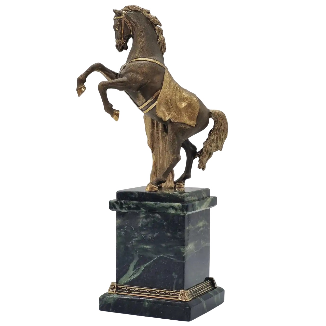 Бронзовая статуэтка  Конь1 (пьедестал) (Подарок на Год Лошади)Фото 28689-02.jpg