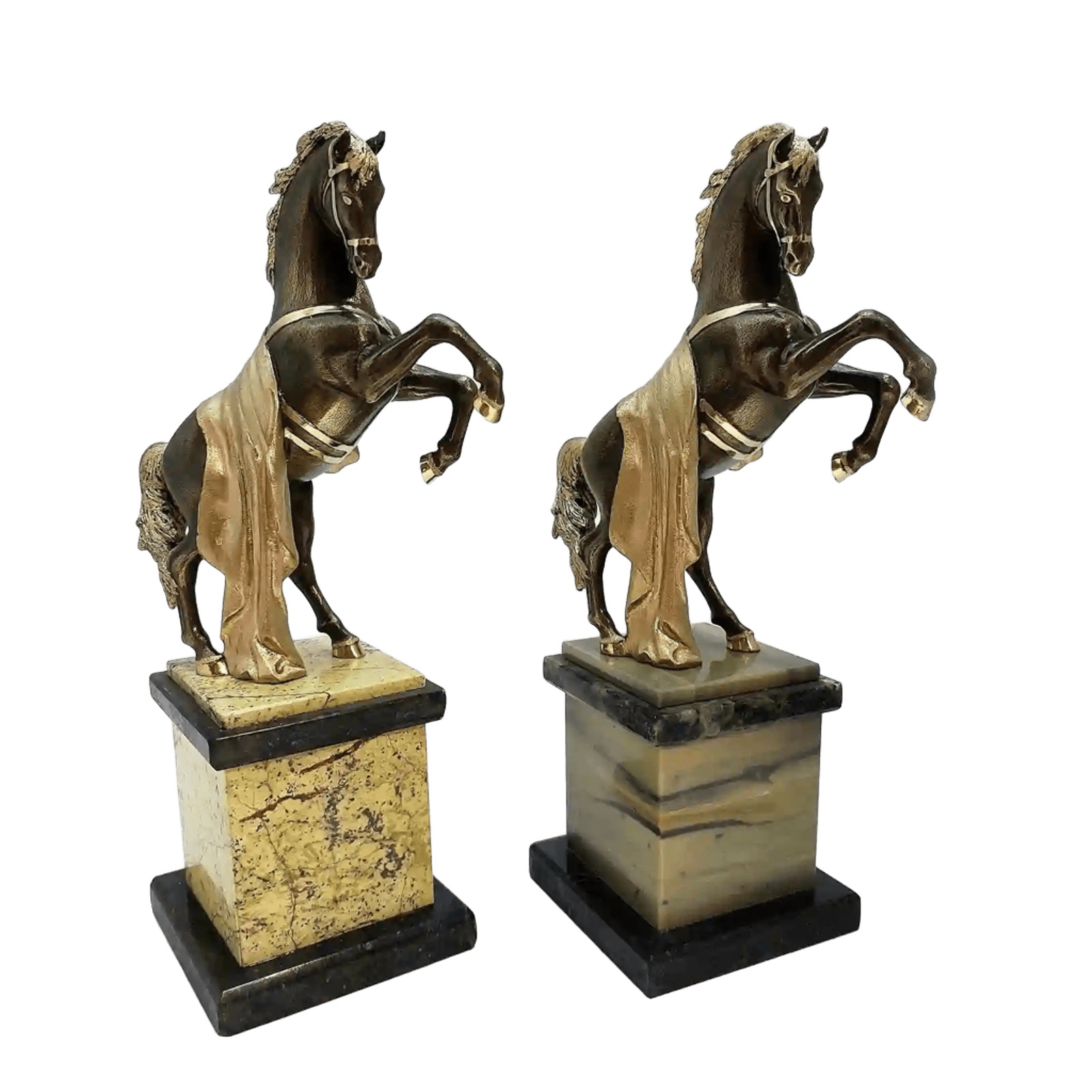 Бронзовая статуэтка  Конь 1 пьедестал (Подарок на Год Лошади)