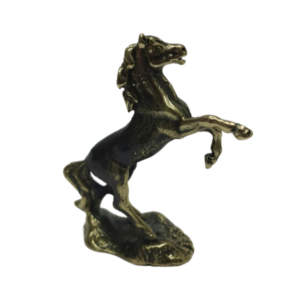 Бронзовая статуэтка Лошадь на дыбах (Подарок на год Лошади)Фото 28700-02.jpg