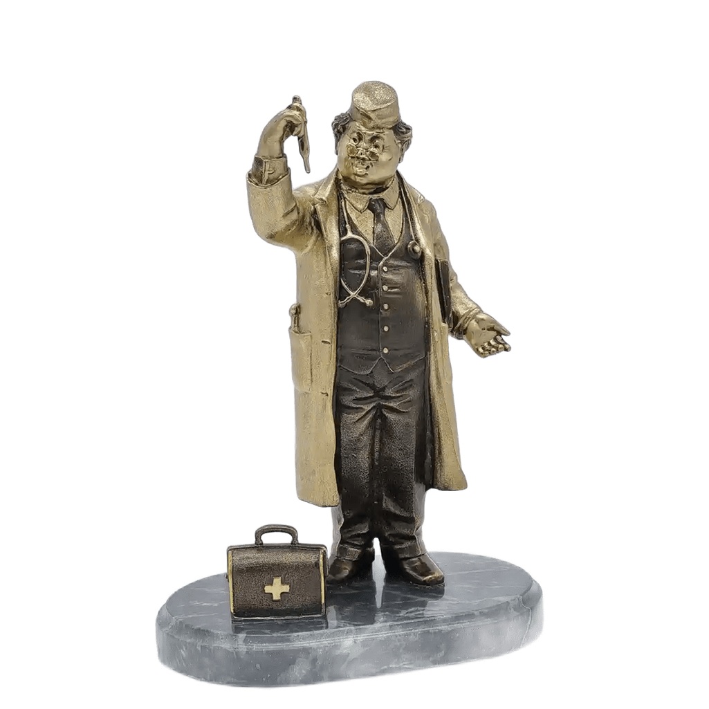 Бронзовая статуэтка Доктор