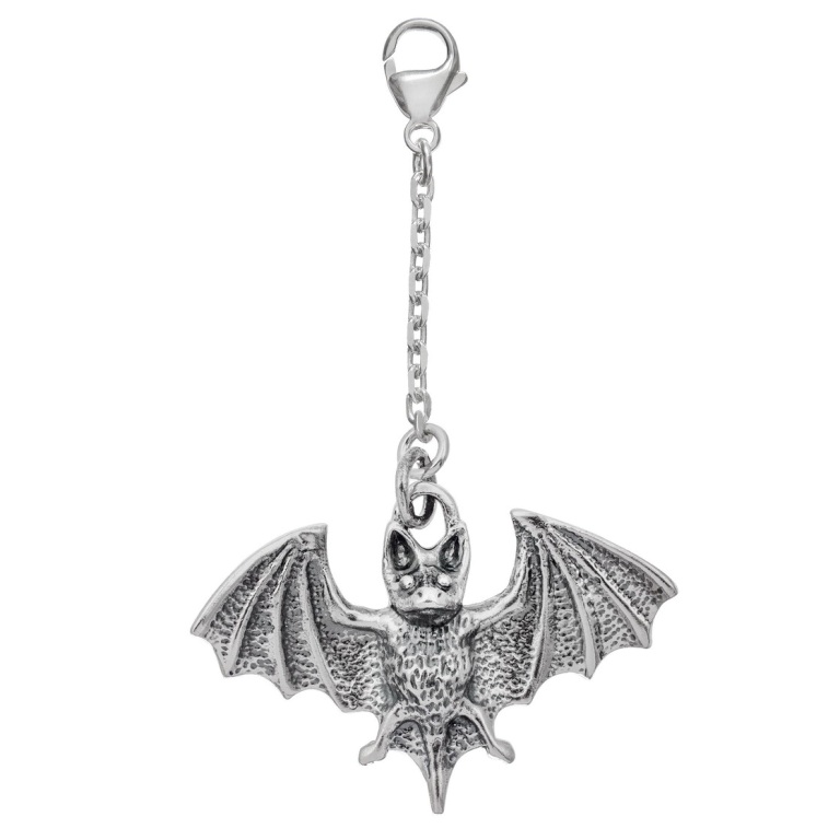 Серебряный брелок Летучая мышь