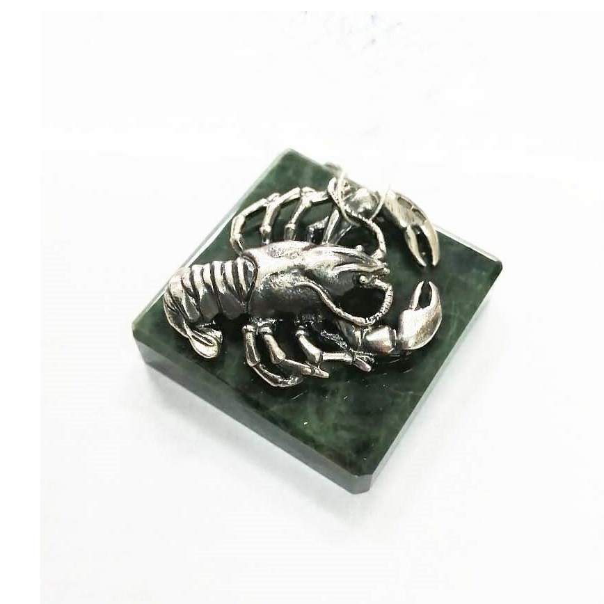 Серебряная статуэтка Рак