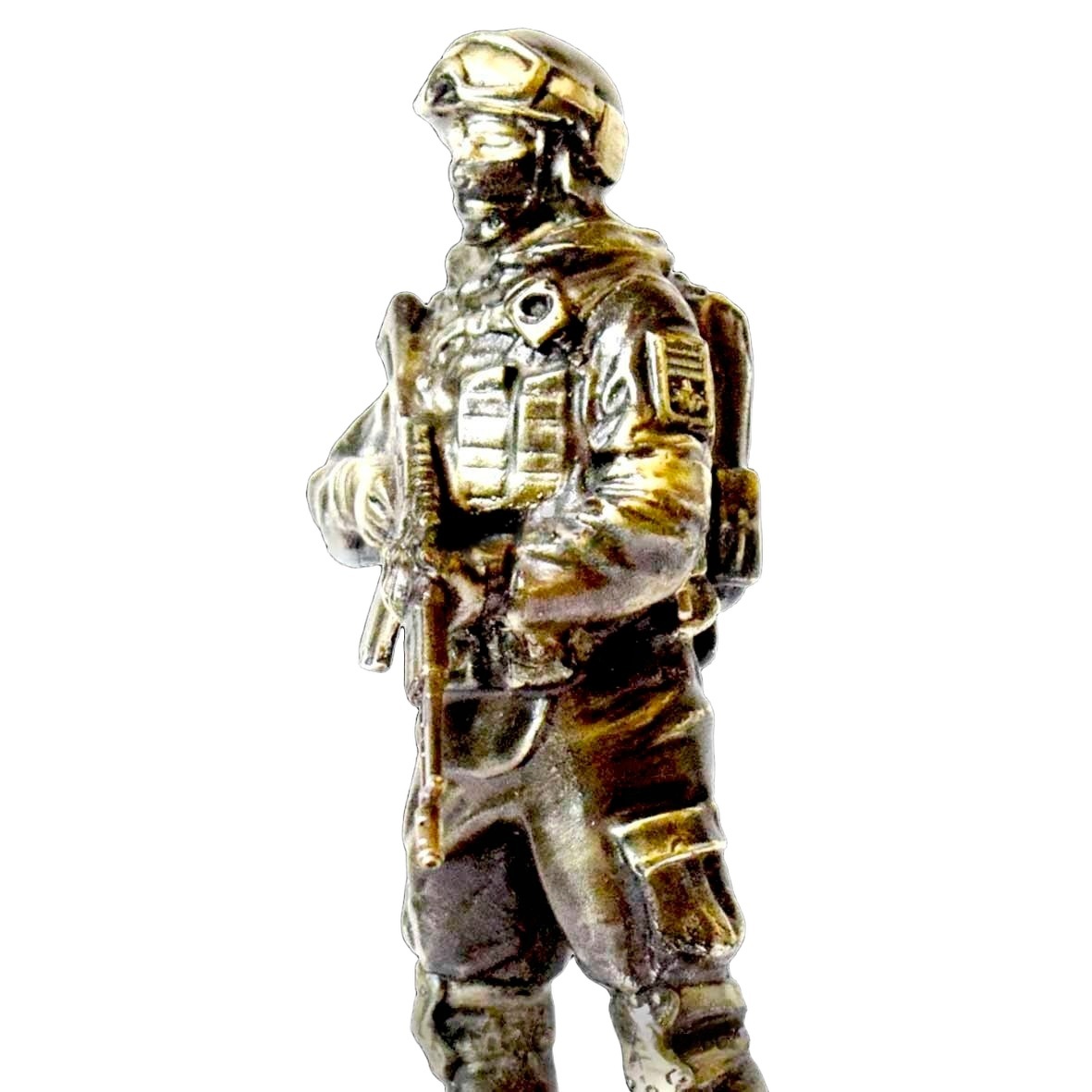 Бронзовая статуэтка Солдат РоссииФото 28739-02.jpg