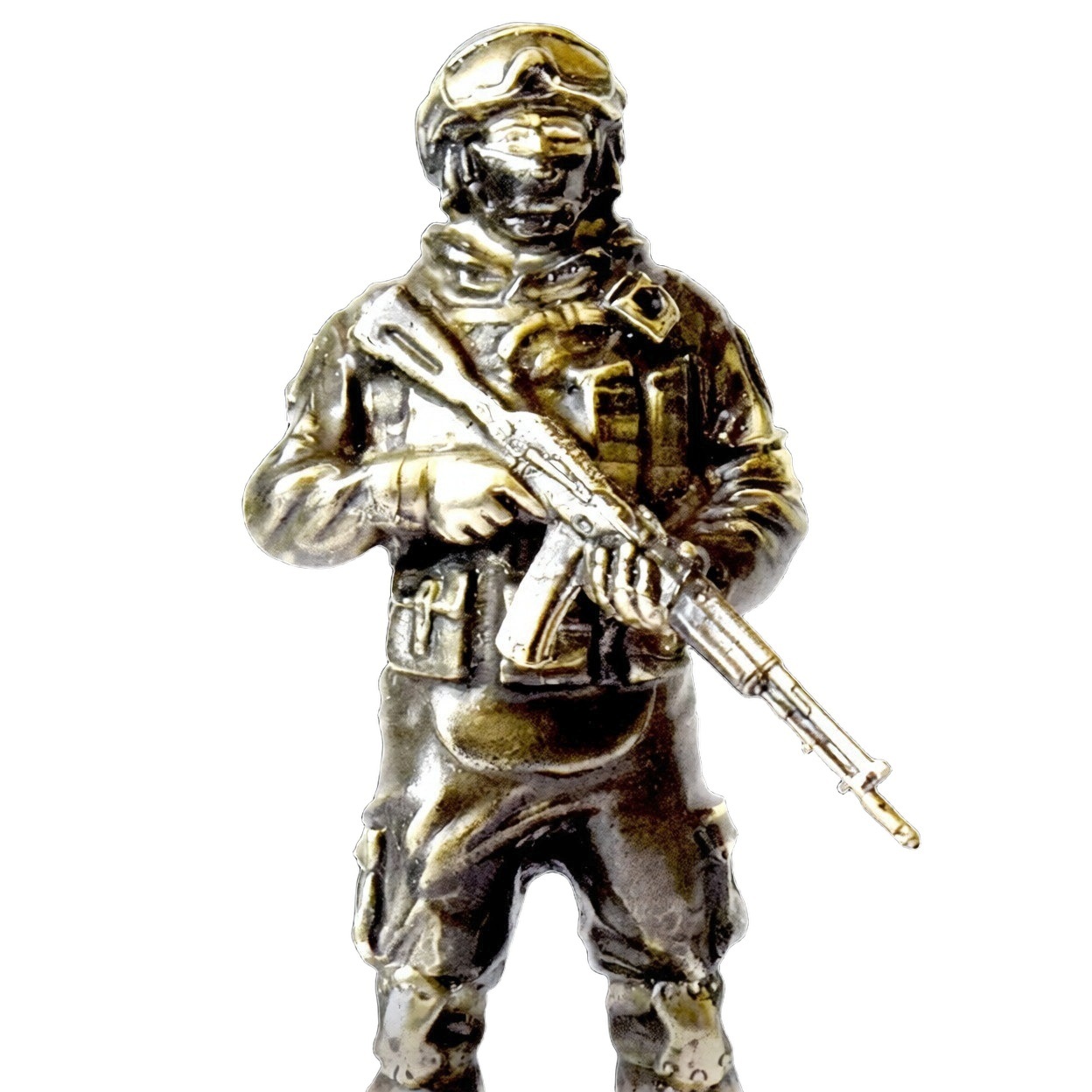 Бронзовая статуэтка Солдат РоссииФото 28739-04.jpg