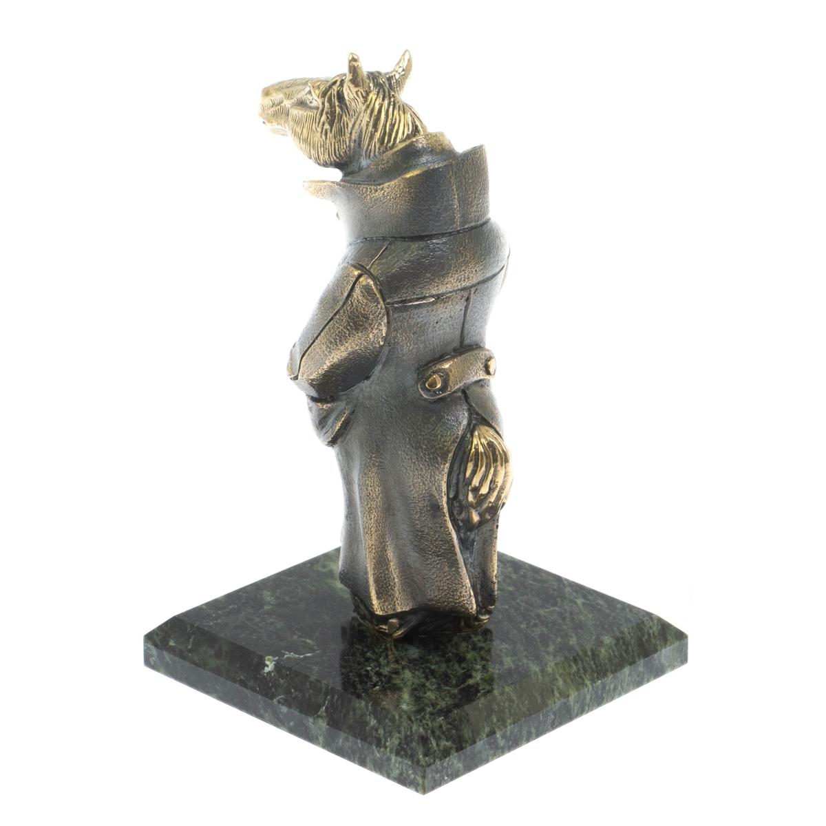 Бронзовая статуэтка Конь в пальто (Подарок на Год Лошади)Фото 28770-03.jpg