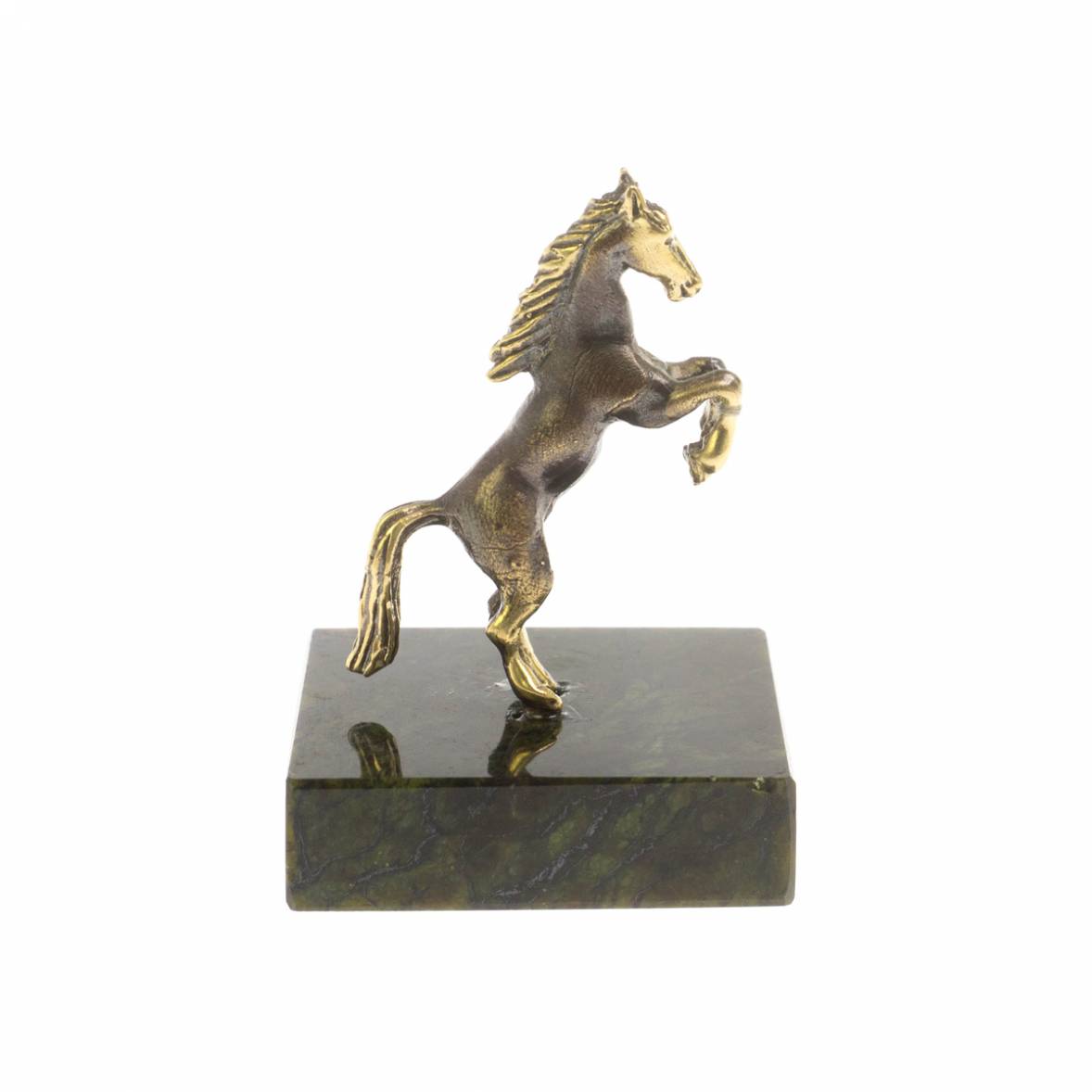 Бронзовая статуэтка Лошадка на дыбах (Подарок на Год Лошади)