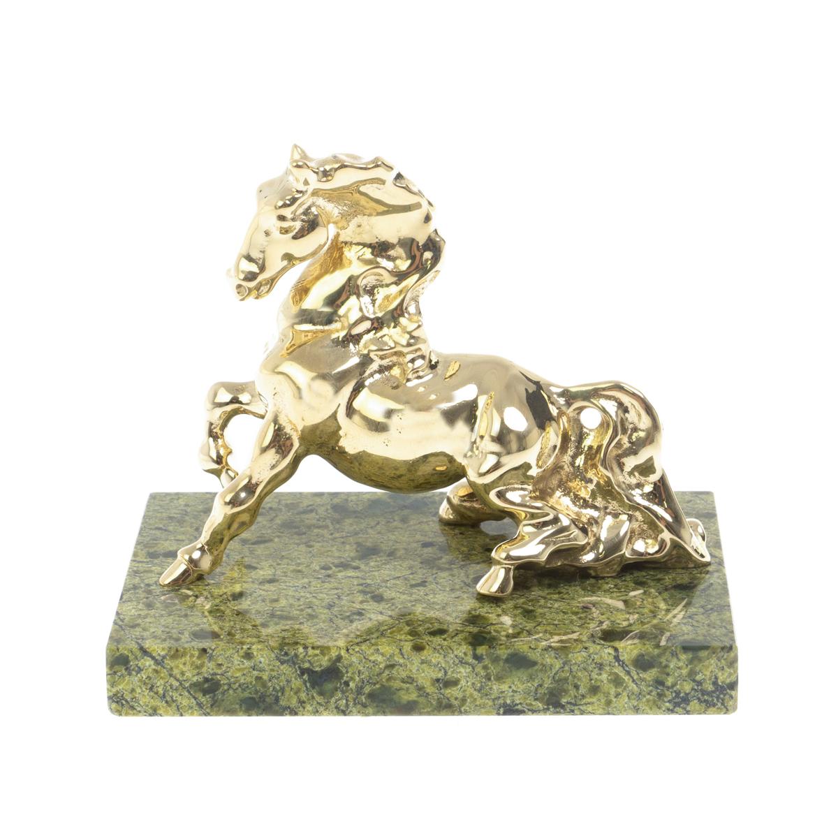 Бронзовая статуэтка Конь резвиться (Подарок на Год Лошади)