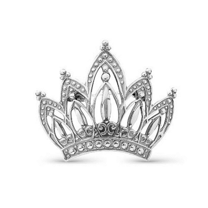 Серебряная брошь