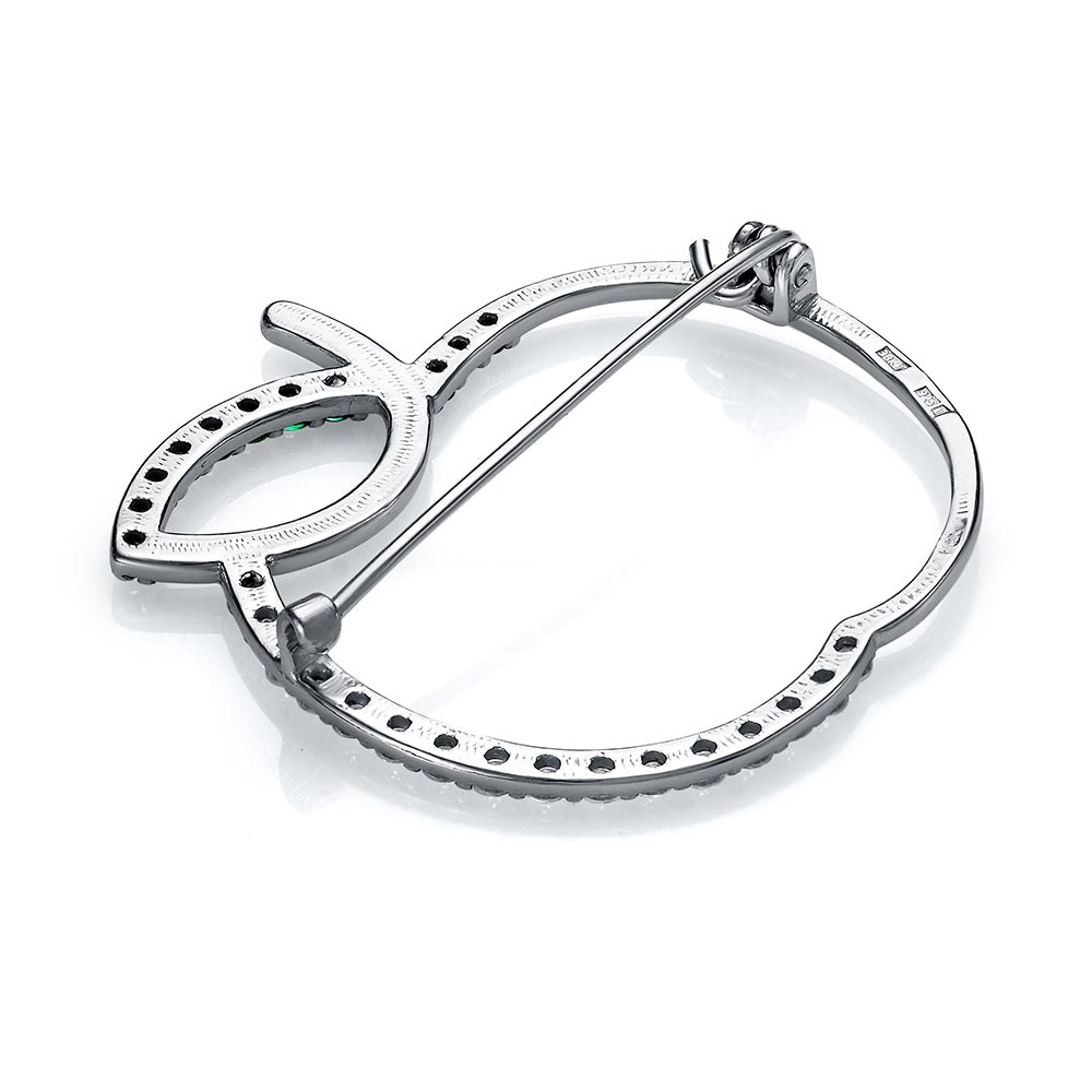 Серебряная брошьФото 28802-02.jpg