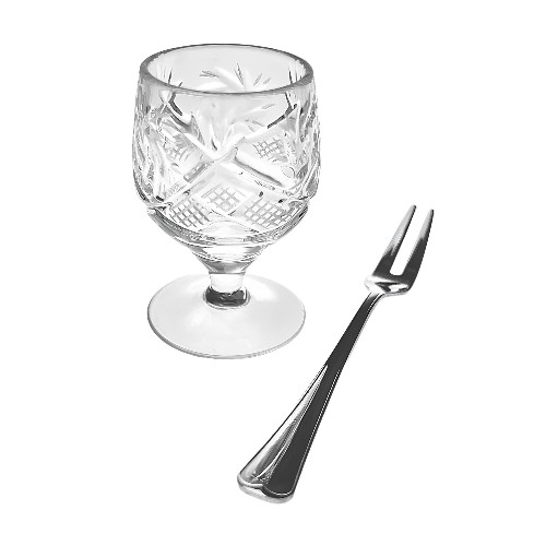 Набор рюмка 20мл и вилка