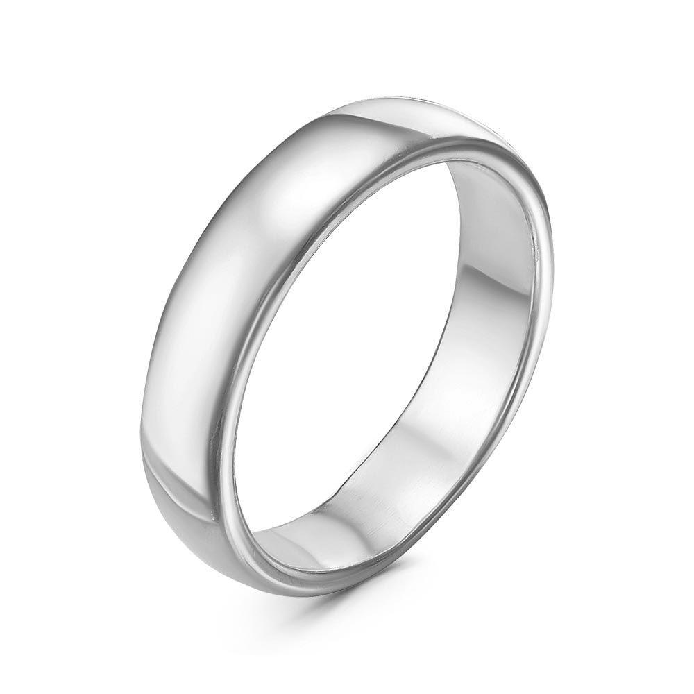 Серебряное обручальное кольцо