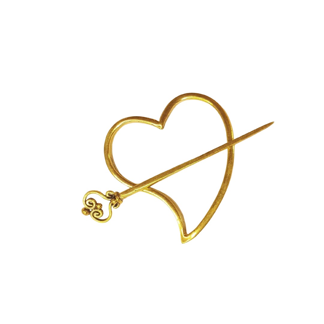 Бронзовая подвеска Фибула-Сердце