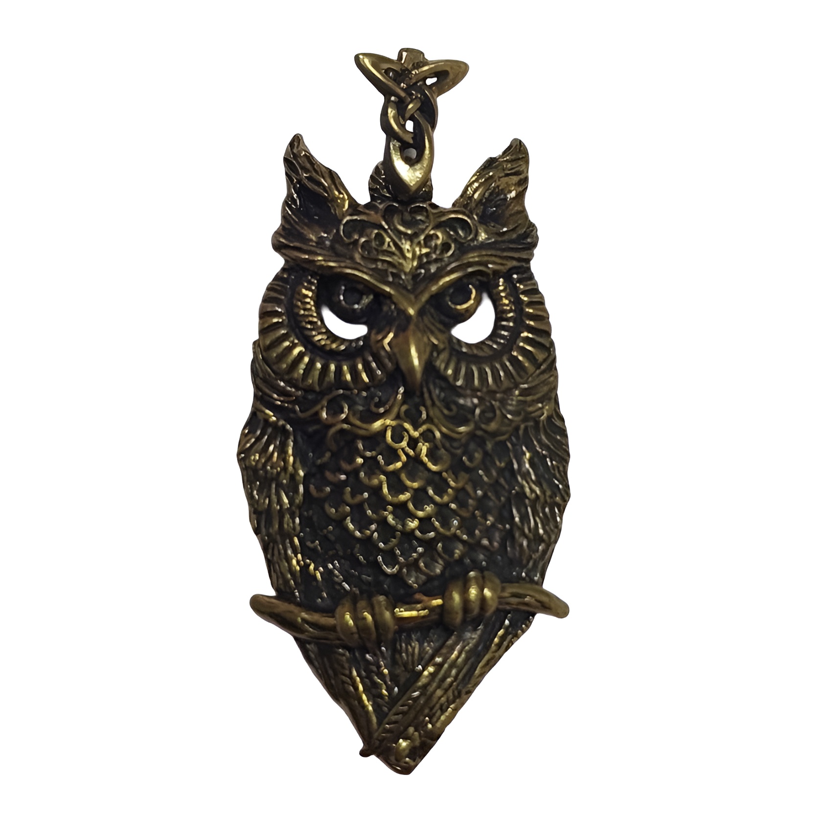 Бронзовая подвеска Сова