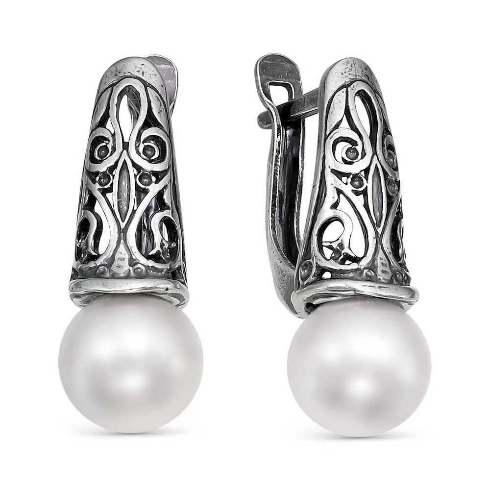 Серебряные серьги 