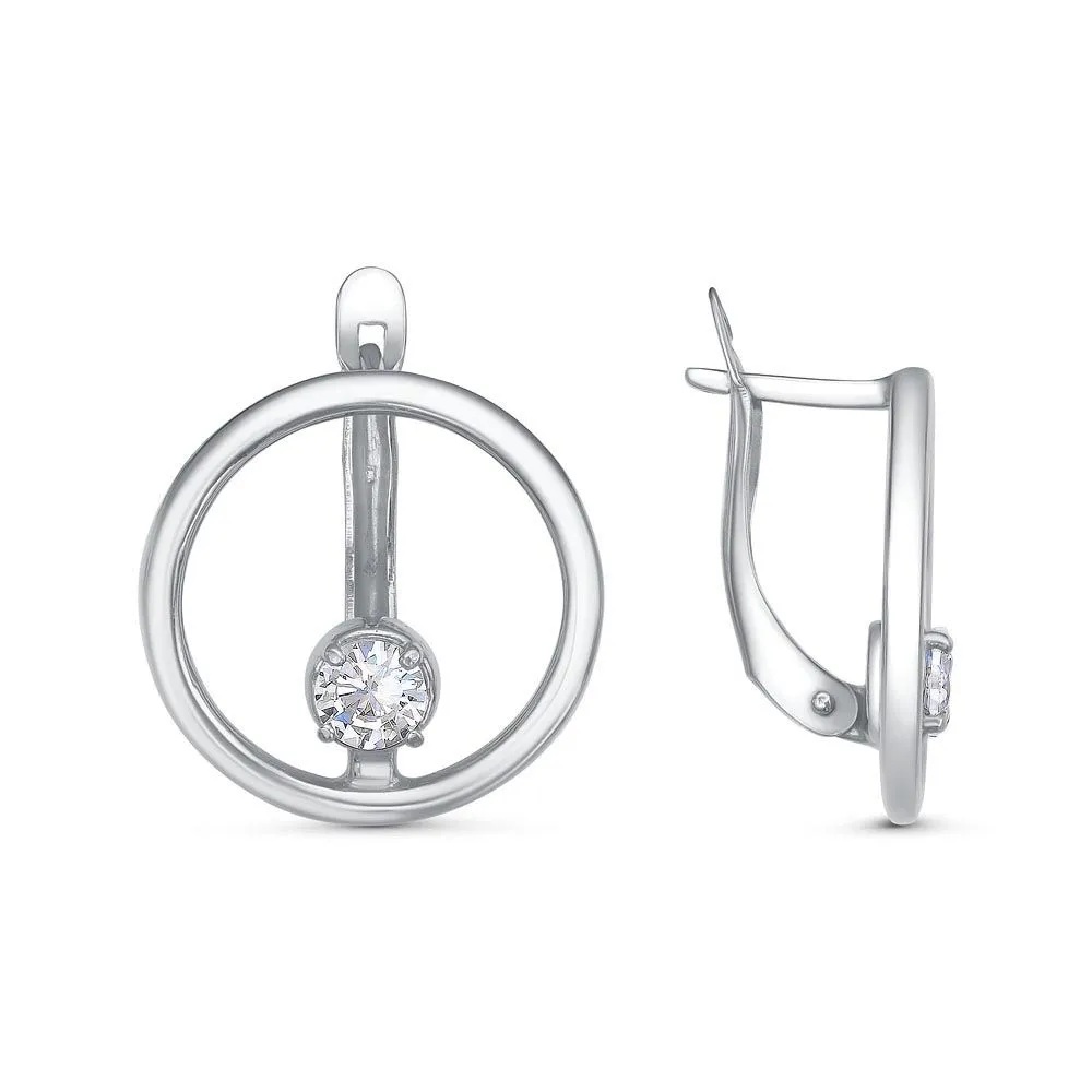 Серьги серебряные