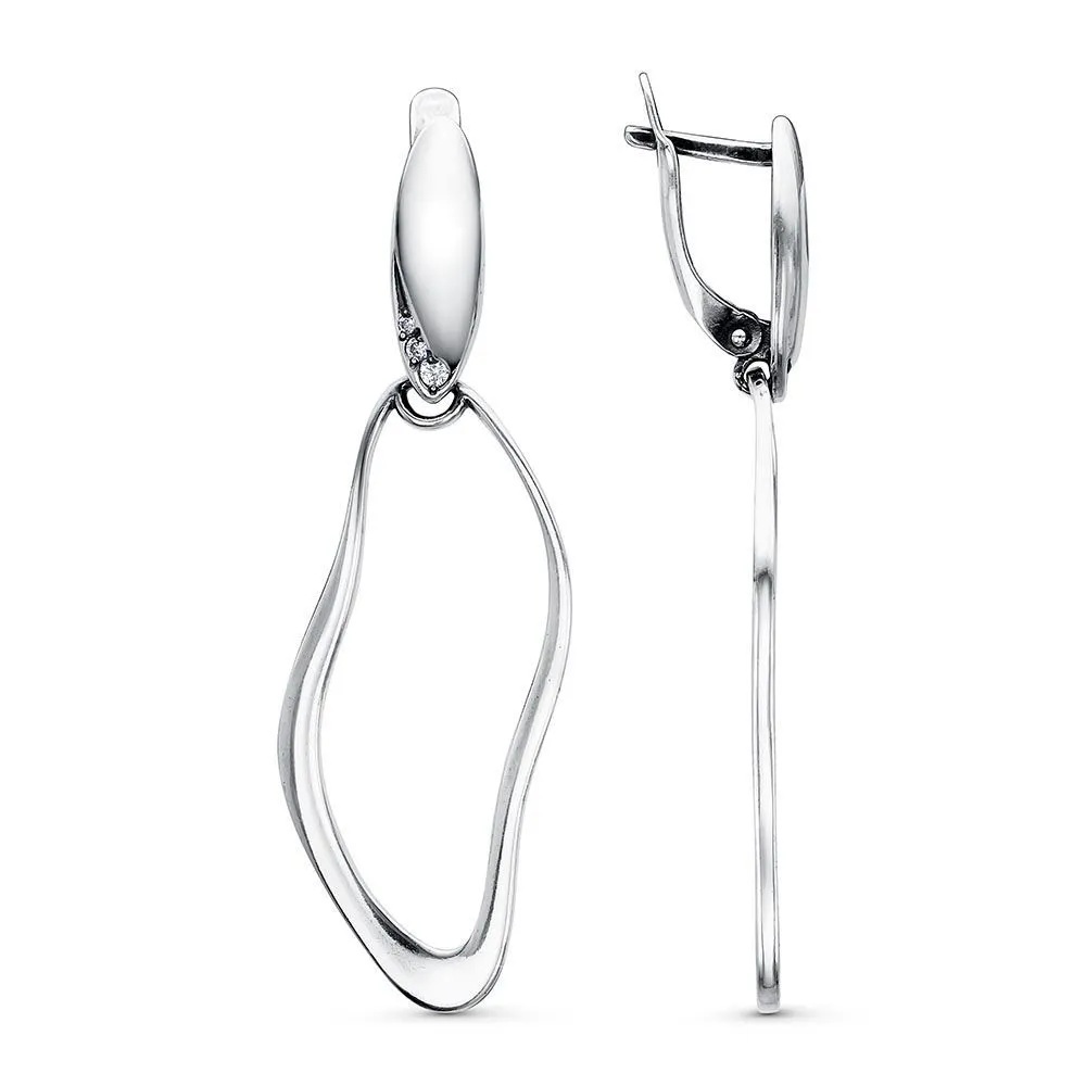 Серебряные серьги