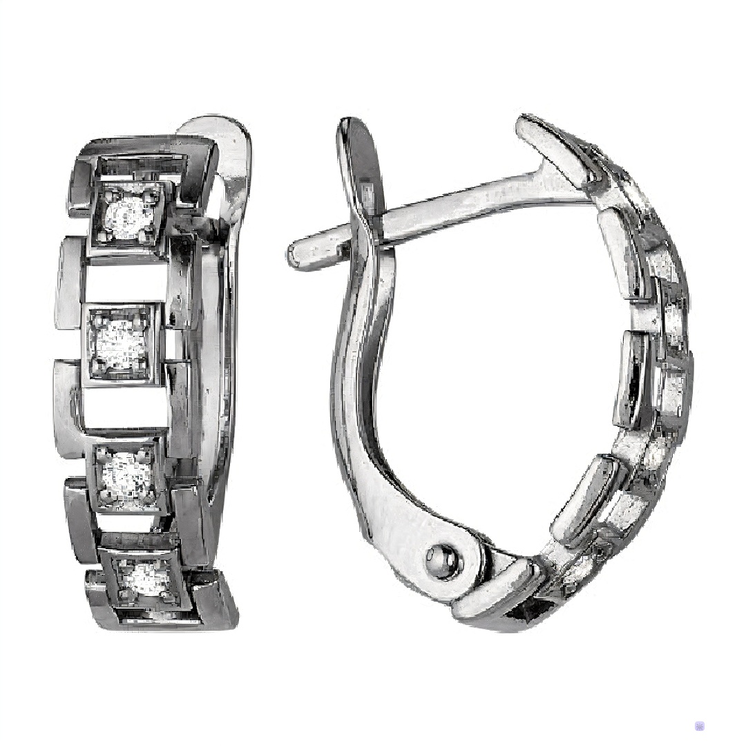 Серебряные серьги