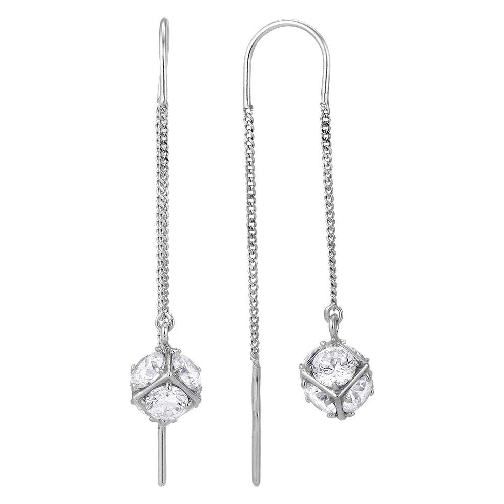 Серебряные серьги